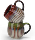 CosyCorner Ceramic Coffee Mugs, 17 oz Large Coffee Cups, Couple Coffee Mugs Set by CosyCorner