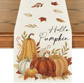 Artoid Mode 210 GSM Fall Table Runner 13x72 Inch Home Party Decor | Orange by ArtoidMode