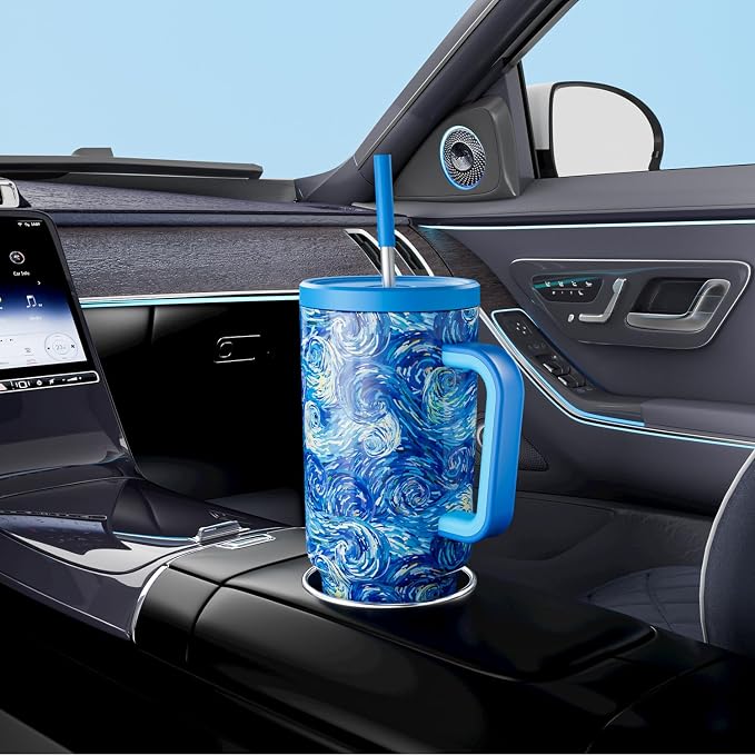 Meoky Tumbler with Handle and Straw - Image 5