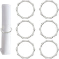 pson 6Pcs Bamboo Knuckles Style Napkin Rings by Unknown