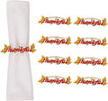 Thanksgiving Napkin Rings Set of 8, Thankful Napkin Rings by Getfitsoo