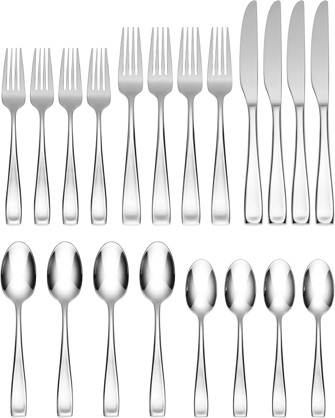 Oneida Moda 20-Piece 18/10 Silverware Set - Image 2