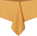 sancua Rectangle Tablecloth - 54 x 108 Inch - Stain and Wrinkle Resistant Washable Polyester Table Cloth, Decorative Fabric Table Cover for Dining Tables, Buffet Parties and Camping, Gold