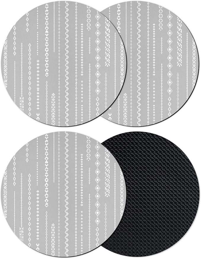 Modern Minimalist Art Coasters Set of 4 Absorbent Coasters by Unknown