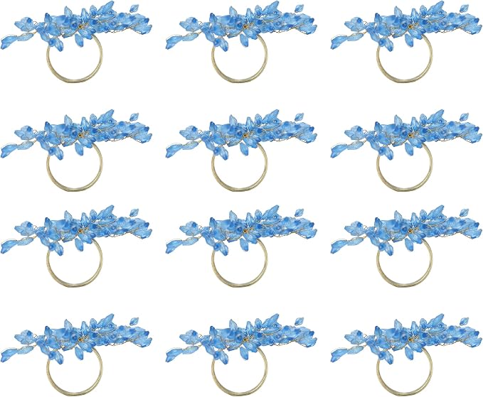 ITOS365 Napkin Rings Set of 6 for Dining Table Decoration Parties Everyday - Image 2