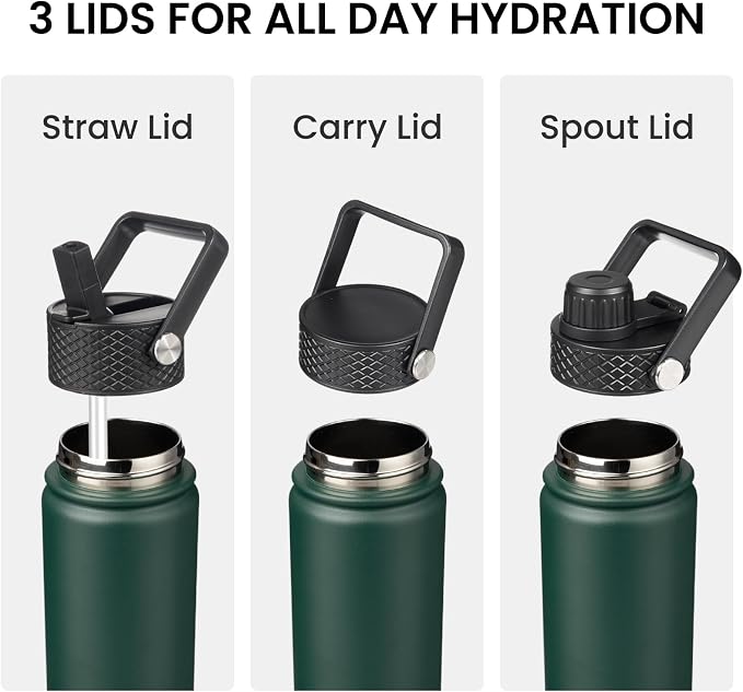 Konokyo 22 oz Insulated Stainless Steel Water Bottle - Image 4