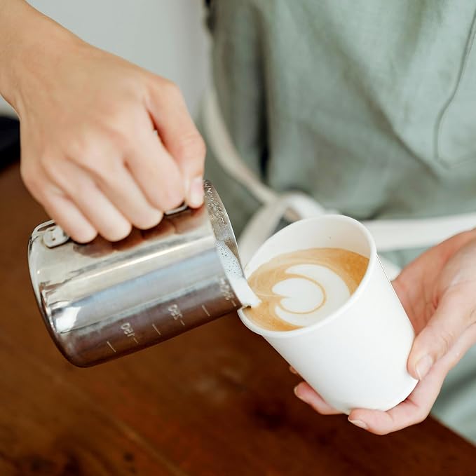 METAPRINT Disposable Paper Cups 12 oz, 12 oz Paper Coffee Cups, Thickened Design - Image 2