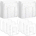 Patelai 8 Pack Crystal Acrylic Clear Napkin Holder by Patelai