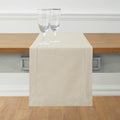 Solino Home Cotton Linen Dining Table Runner Linen Hemstitch, 14 x 90 in | by SolinoHome