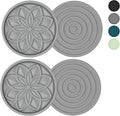 HFHOME Silicone Coasters Set, Bar Tabletop Protection by HFHOME