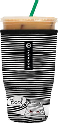 Sok It JavaSok Iced Coffee & Cold Soda Insulated Neoprene Cup Sleeve (Peek-A-BOO, Large: 30-32oz)