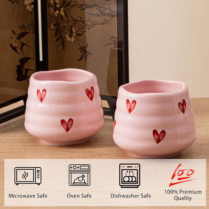 4pcs Japanese Tea Cup Set – Mini Size Cup 5OZ Ceramic Matcha Cup, Handless - Image 2