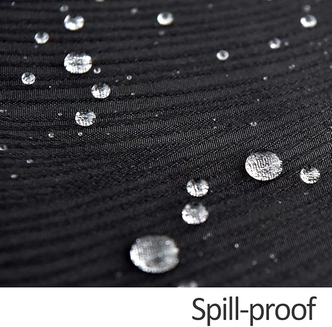 maxmill Jacquard Table Cloth Waving Pattern Water Proof Wrinkle Free Heavy Weight Soft Tablecloth Decorative Fabric Table Cover for Outdoor and Indoor Use Rectangular 60 x 104 Inch Black