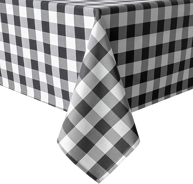 60 x 120 Inch Checkered Tablecloth Rectangle by Hiasan