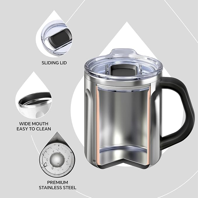 Ideus 16 oz Insulated Coffee Mug - Image 3