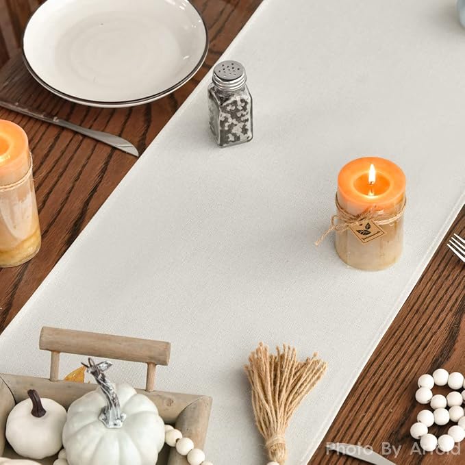 Artoid Mode 210 GSM Fall Table Runner 13x90 Inch Home Party Decor | Hello - Image 7