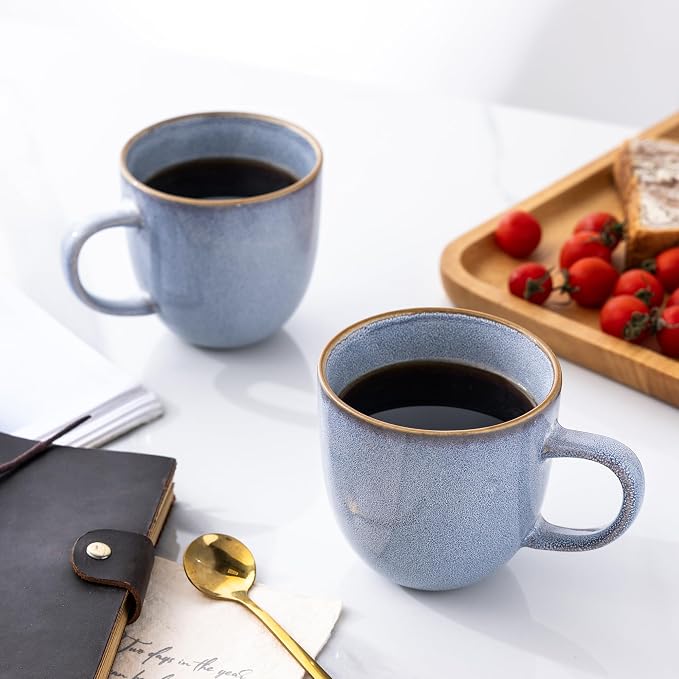 AmorArc 12oz Coffee Mugs, Ceramic Coffee Mugs set of 6 - Image 4