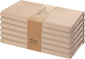 Urban Villa Harvest DinnerNapkins Set of 6Over Sized 20''x20'' Fall ClothNapkins Taupe Color Dinner Napkins Cloth Napkins 100% Cotton Thnaks Giving Cloth Napkins Premium Quality DinnerNapkins