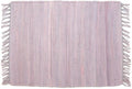 PILLOWPIA Handcrafted Chindi Placemat – 100% Cotton, Handwoven Boho Table Décor, Eco-Friendly Farmhouse Kitchen & Dining Table Mat, Rustic Washable Table Setting Accessory – Lilac