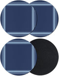 Vintage Simple Stripes Coasters Set of 4 Absorbent Coasters by Unknown