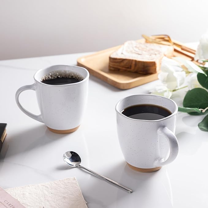 AmorArc 12oz Coffee Mugs, Ceramic Coffee Mugs set of 4 - Image 6