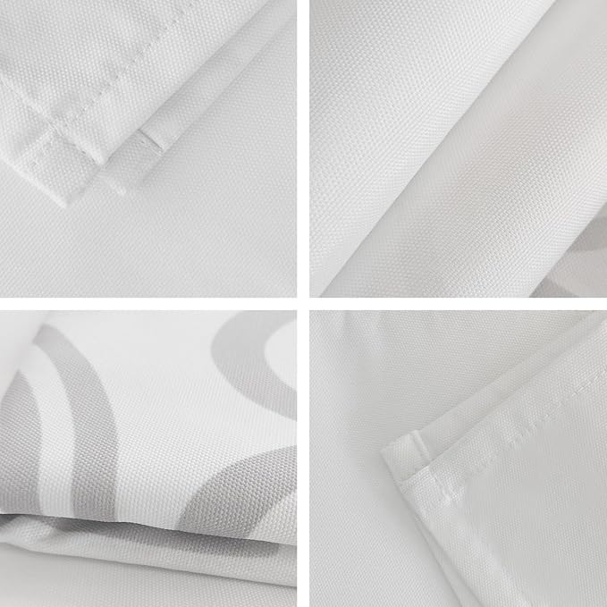 Christmas Poinsettia Table Runner 72 Inches Long, Winter Xmas Balls Birds Table - Image 8