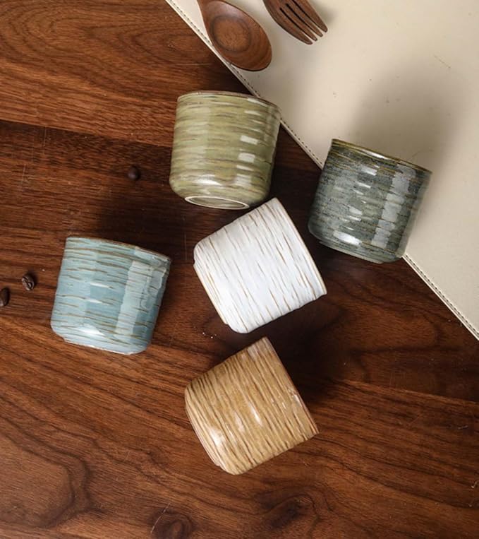 Japanese retro ceramic teacups, coffee cups, and water cups, suitable - Image 8