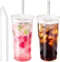 JunVpic Glass Coffee Tumbler, 20 oz Glass Cup by Junvpic