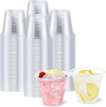 BYSNOW 250 Pack 9 oz Clear Plastic Cups Disposable Plastic Wine Cups | by BYSNOW
