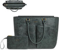 Laptop Tote Bag for Women, Leather Work Tote by Lifeamar