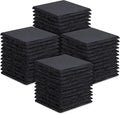48 Pieces Slate Drink Coasters, GOH DODD 4 Inch Black Coasters Stone Coaster Set by GOHDODD