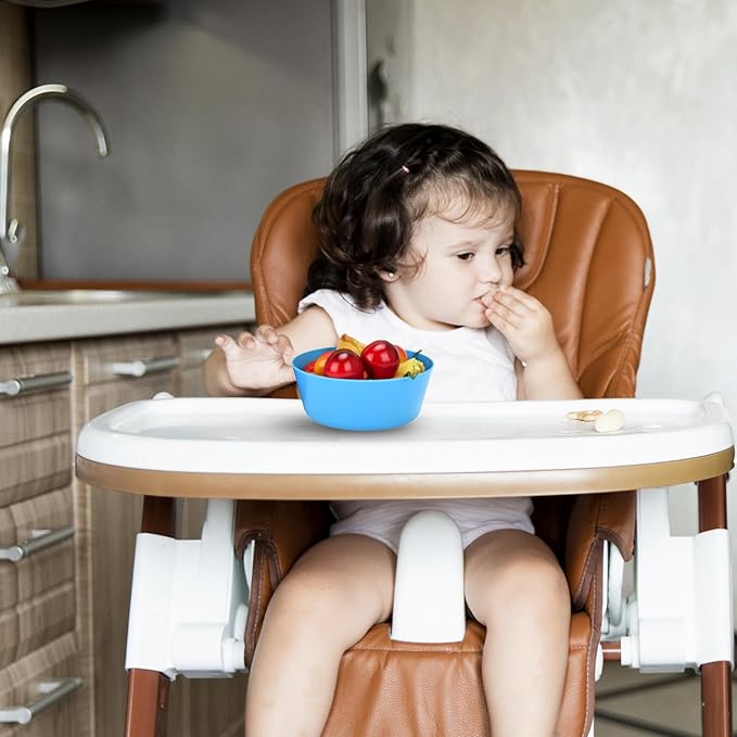 24-Pack Plastic Bowls 10 oz, Microwave & Dishwasher Safe, 6 Vibrant Colors (4 Each), Lightweight Stackable Bowls for Cereal, Salad, Soup, Snacks, Party, Camping