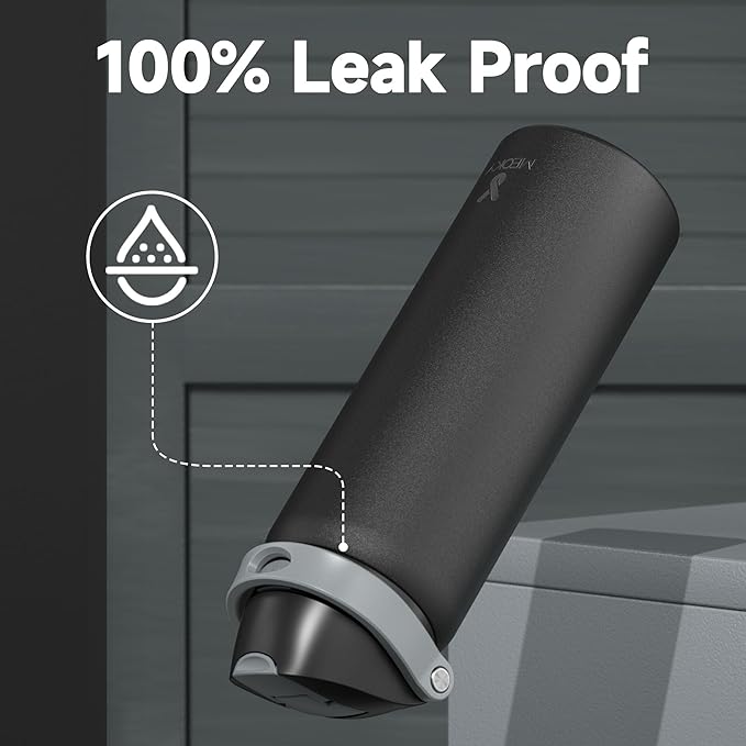 32 oz Insulated Water Bottle for Sports: Meoky Stainless Steel Water Bottle - Image 6