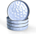 E-far Pasta Bowls Set of 4, 30oz Shallow Salad Bowls by E-far
