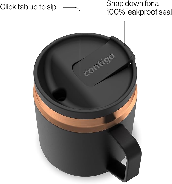 Contigo SnapSeal 14 oz Stainless Steel Vacuum-Insulated Water Bottle - Image 2