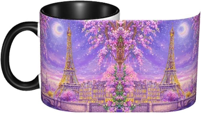 Paris Eiffel Tower Coffee Mug 11oz Mugs Ceramic Tea Cup Drinking Water Cups | - Image 4