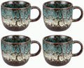 Ceramic Espresso Cups 5oz Small Modern Coffee Cup Thick Walled, Matcha Cups by Unknown