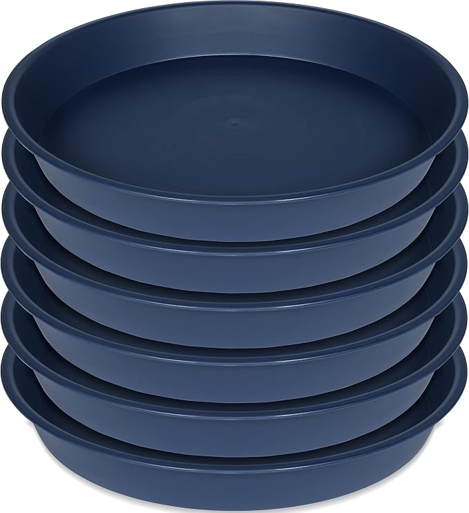 2 Pack of 8 inch Plant Saucer Clear, Heavy Duty Plastic Plant Water Tray 8 inch - Image 8