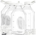 Syntic 4 Pack 64 Oz Glass Milk Bottles by Syntic