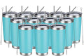 MEWAY 20oz Tumbler 12 Pack Double Wall Vacuum Insulated Travel Mug Bulk by MEWAY