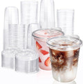 Fit Meal Prep 100 Pack 16 oz Round Bottom Clear Plastic Cups by FMPBRANDS
