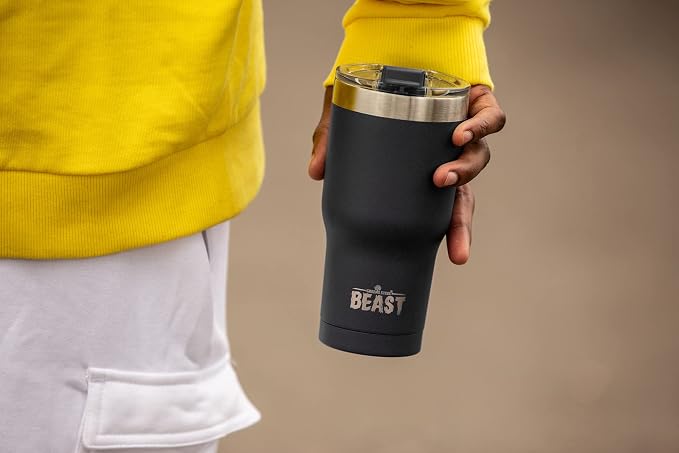 Beast 30 oz Tumbler Stainless Steel Vacuum Insulated Coffee Ice Cup Double Wall - Image 8