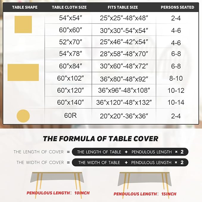 Smiry Rectangle Faux Linen Table Cloth, Waterproof Burlap Fabric Tablecloth, Washable Decorative Farmhouse Table Covers for Kitchen, Dining, Parties, 60x120, Teal