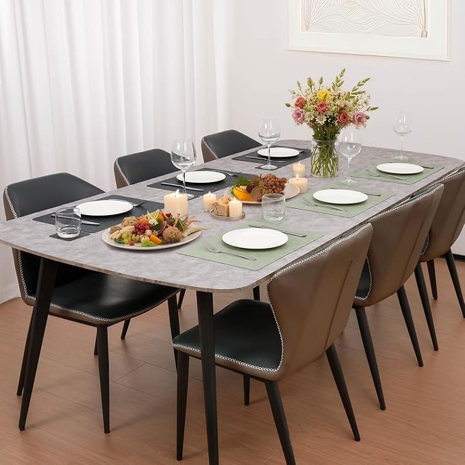 Vinyl Placemats Set of 4, Dual Sided Place Mats - Image 8