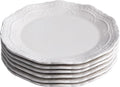 10 Inch Porcelain Dinner Plates Set of 6, Dishwasher safe, Microwave safe by Unknown
