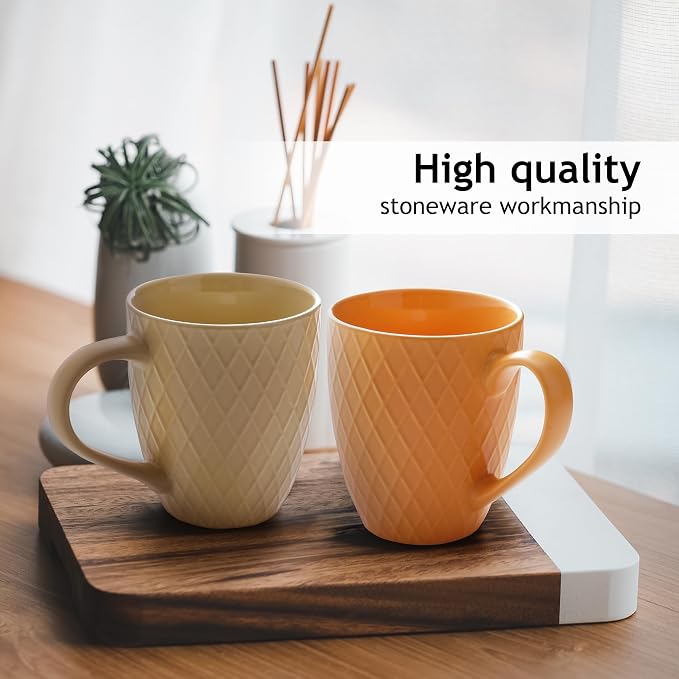 MIAMIO - Coffee Mugs Set of 6 - Palmanova Collection | Modern matte ceramic mug - Image 4