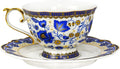 ACMLIFE Bone China Tea Cups and Saucers, 6.8 oz Tea Cup and Saucer Set by ACMLIFE