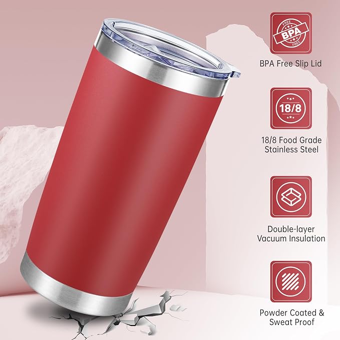 20 oz Tumblers Stainless Steel Tumbler - Image 3