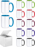 ABBSH Sublimation Mugs, 6 Assorted Colors 12Pack by ABBSH