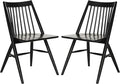 Safavieh Home Collection Wren Black 19-inch Spindle Dining Chair (Set of 2)